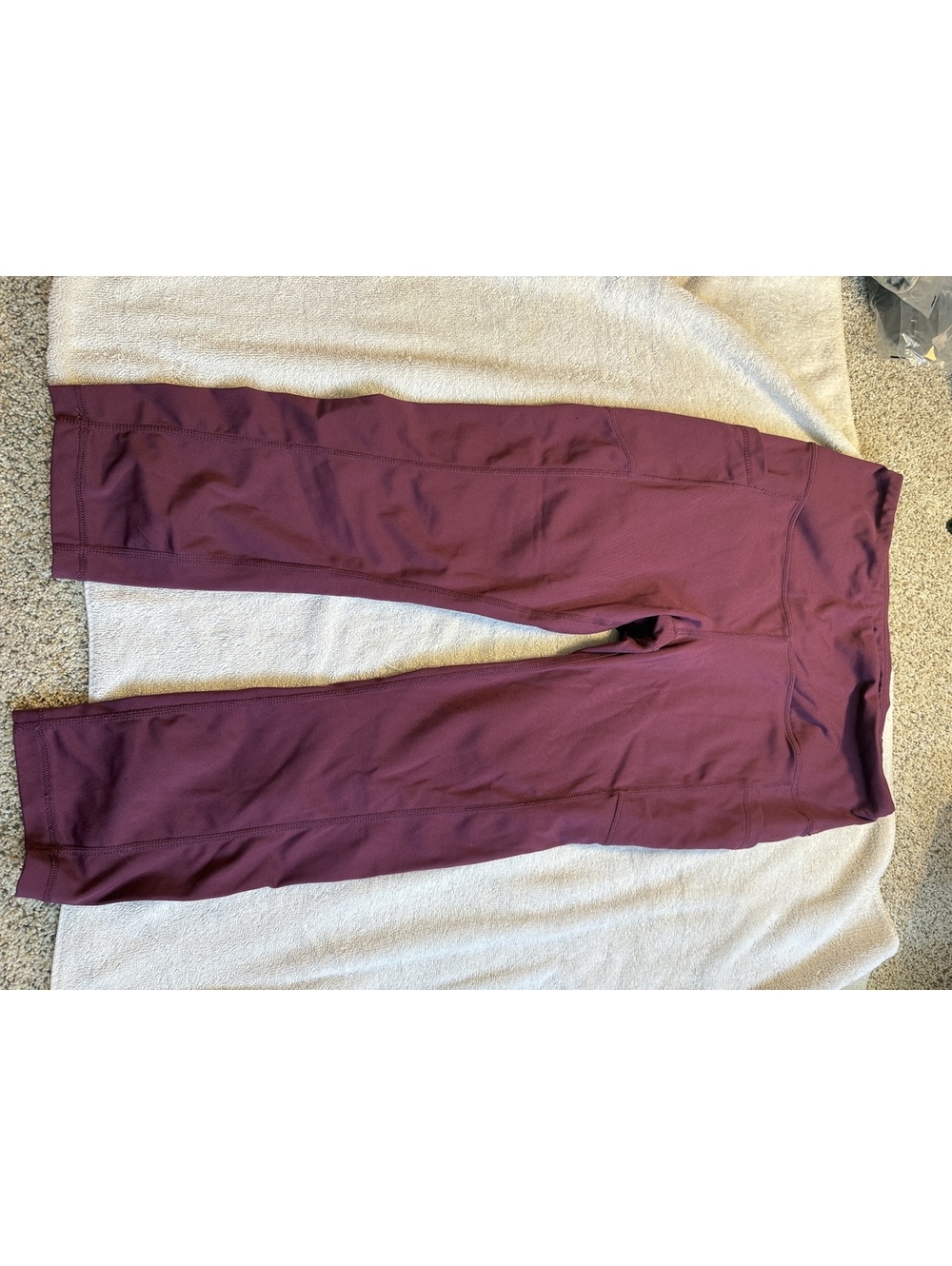 Yogalicious Lux Women's Burgundy High Waist Leggings Size Large